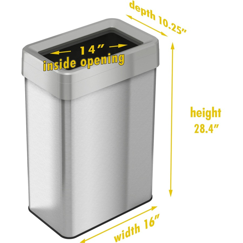 HLS Commercial HLS18UOT HLS Commercial Stainless Steel Bin Receptacle HLS Commercial HLS18UOT HLS Commercial Stainless Steel Bin Receptacle