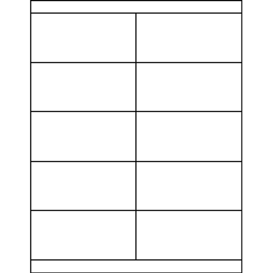 Business Source 26125 Business Source Clear Shipping Labels