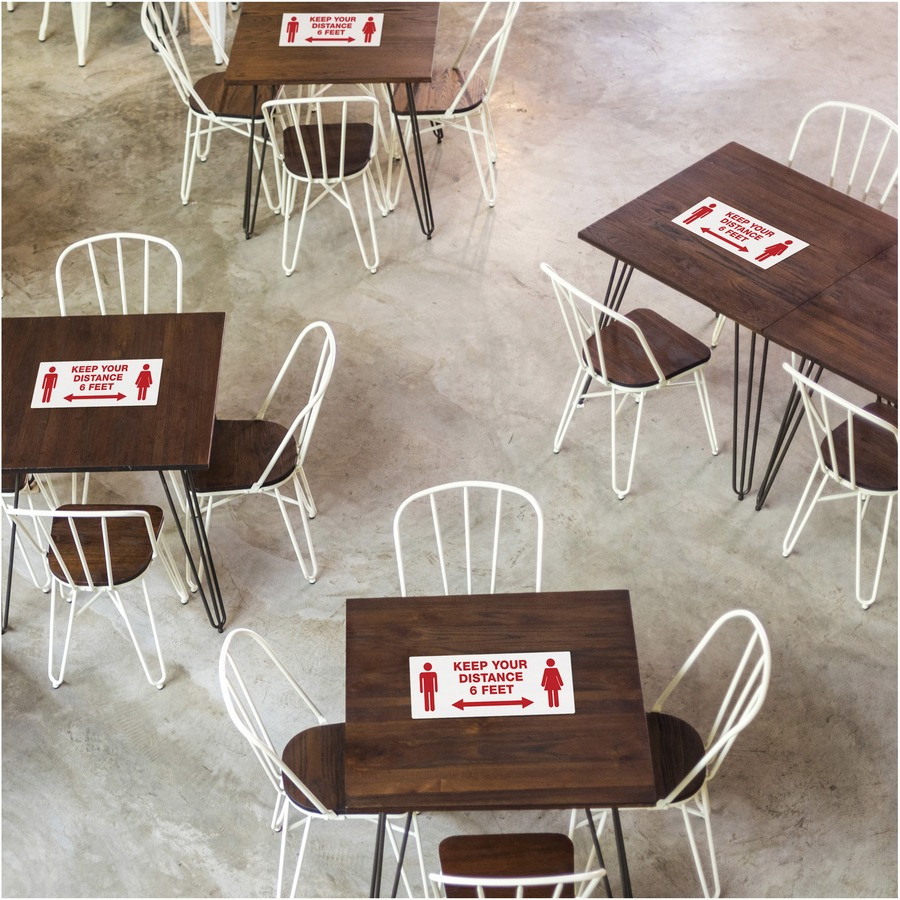 Avery Avery&reg; 83079 Avery&reg; Surface Safe KEEP YOUR DISTANCE Decals