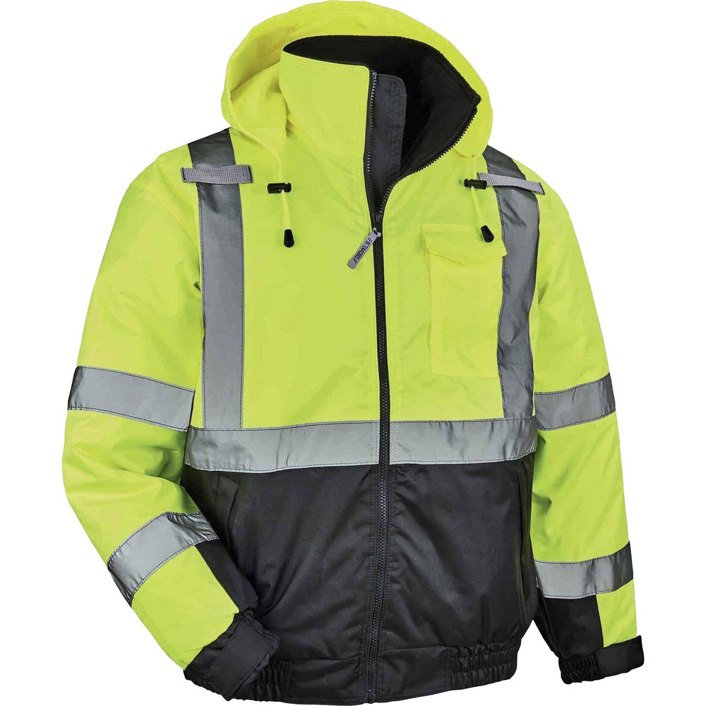 Tenacious Holdings, Inc GloWear 25628 GloWear 8377 Type R Class 3 Hi-Vis Quilted Bomber Jacket