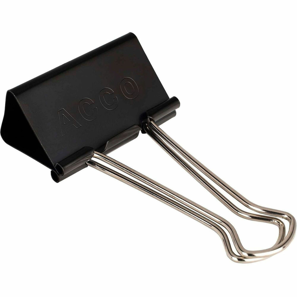 ACCO Brands Corporation ACCO A7072100 ACCO Large Foldback Binder Clips