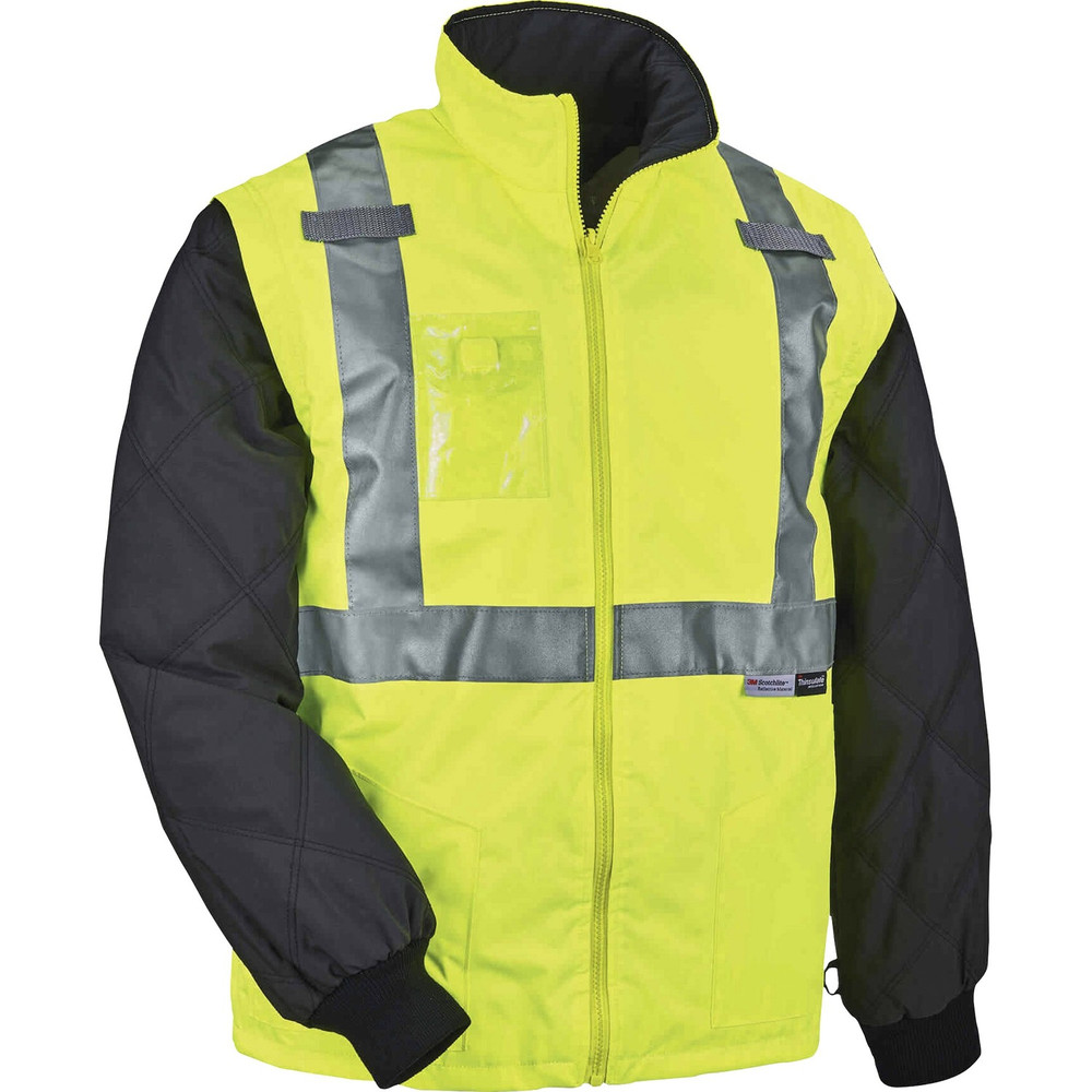 Tenacious Holdings, Inc GloWear 25492 GloWear 8287 Type R Class 2 Hi-Vis Jacket w/ Removable Sleeves