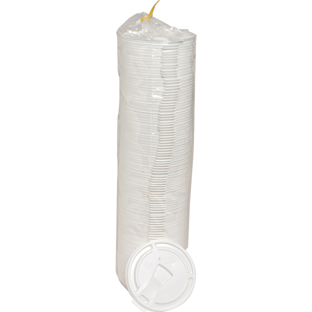 Genuine Joe 58555 Genuine Joe 12oz-24oz Hot/Cold Foam Cup Lids