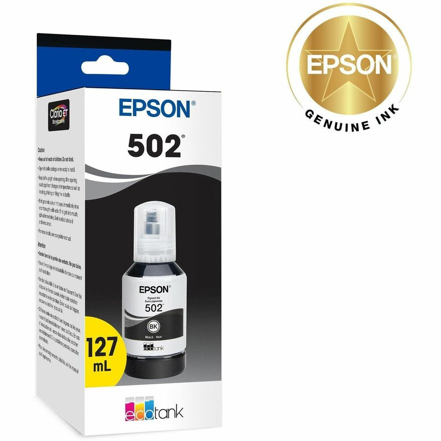 Epson Corporation Epson T502120-S Epson T502, Black Ink Bottle