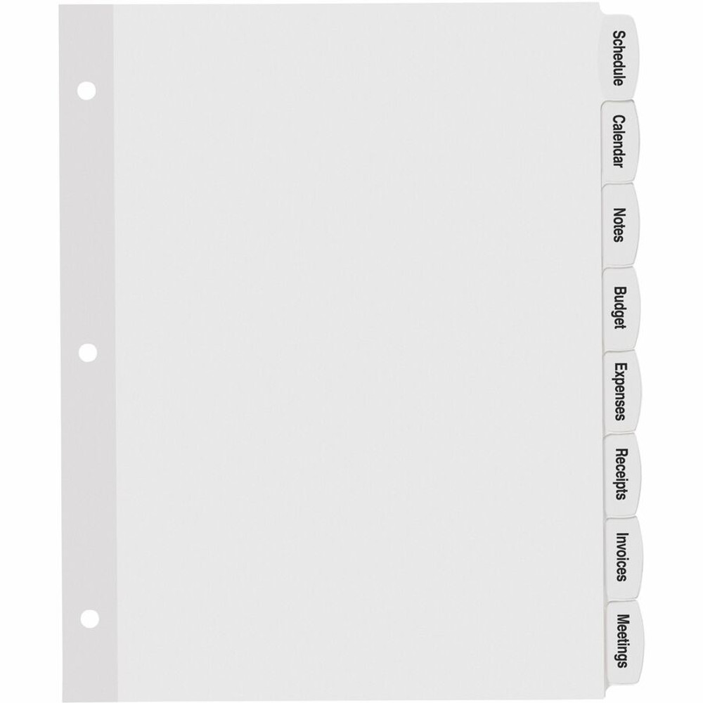 Avery Avery&reg; 14433 Avery&reg; Big Tab Printable Label Dividers, Easy Peel Labels, 8 Tabs