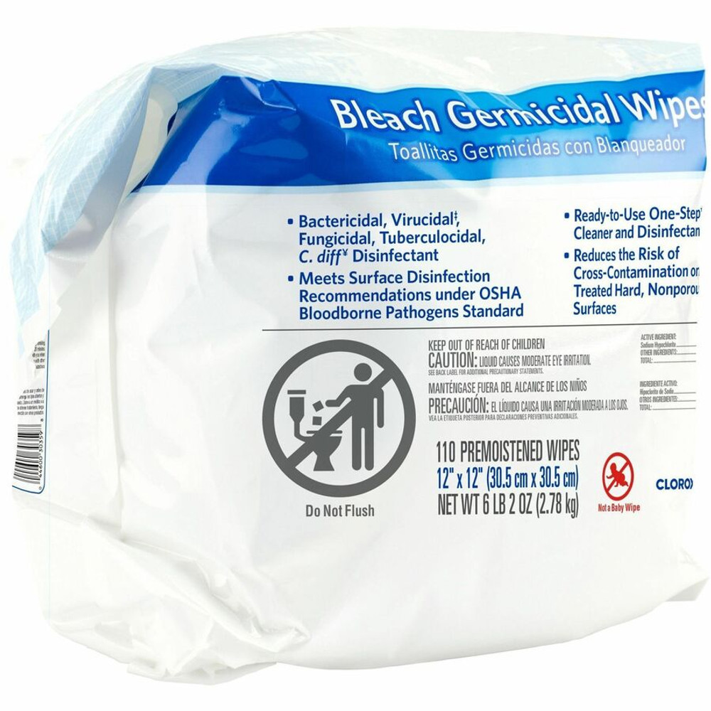 The Clorox Company Clorox Healthcare 30359PL Clorox Healthcare Bleach Germicidal Wipes Refill