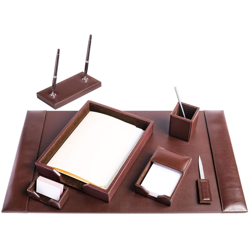 Dacasso Limited, Inc Dacasso D3608 Dacasso Bonded Leather Desk Set