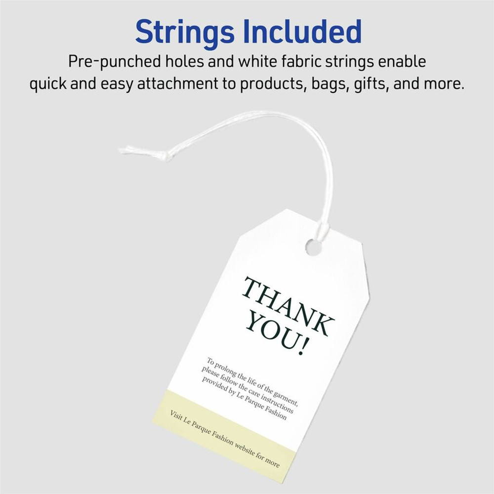 Avery Avery&reg; 22802 Avery&reg; Printable Tags with String