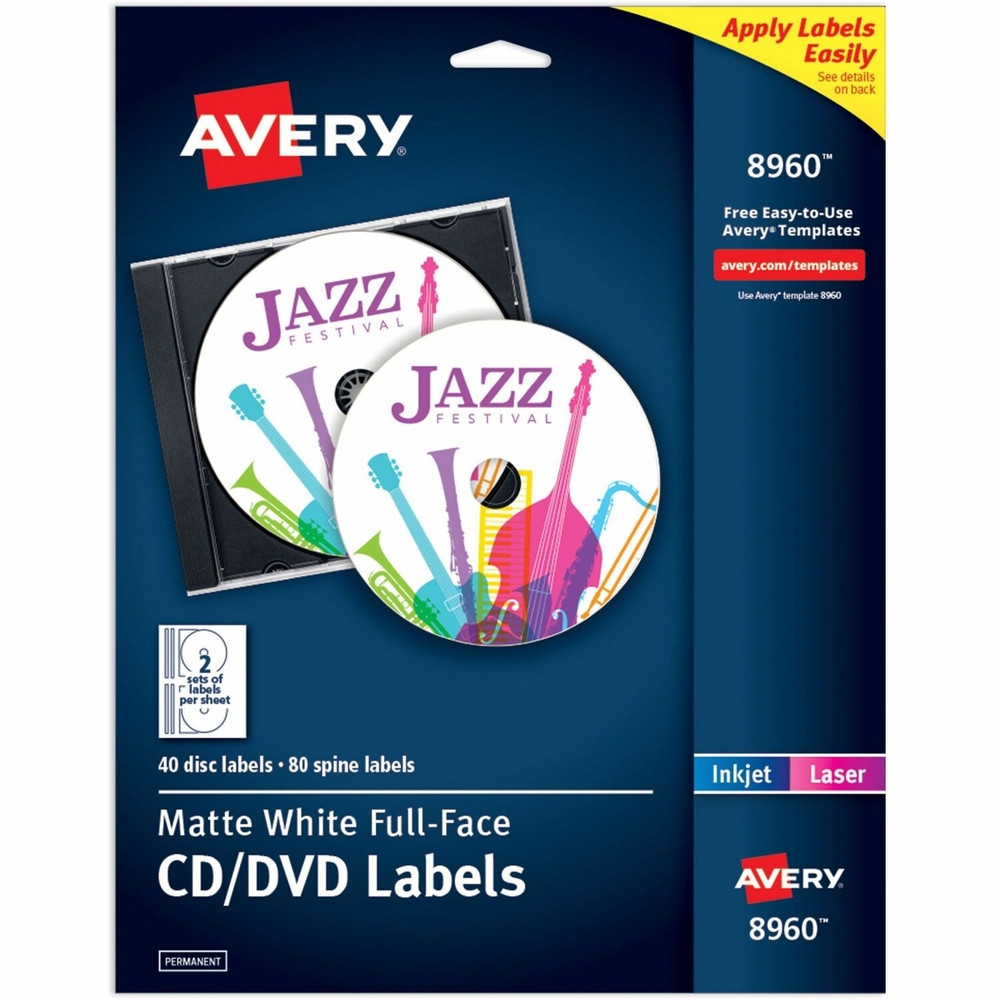 Avery Avery&reg; 8960 Avery&reg; Optical Disc Label