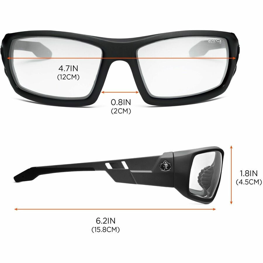Tenacious Holdings, Inc Ergodyne 50405 Ergodyne Odin Anti-Scratch/Anti-Fog Safety Glasses