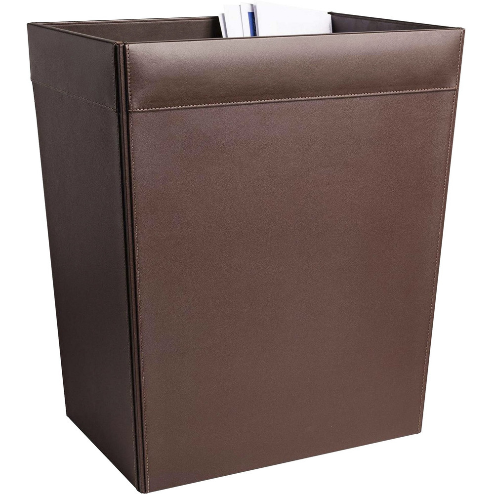 Dacasso Limited, Inc Dacasso A3432 Dacasso Leather Waste Basket