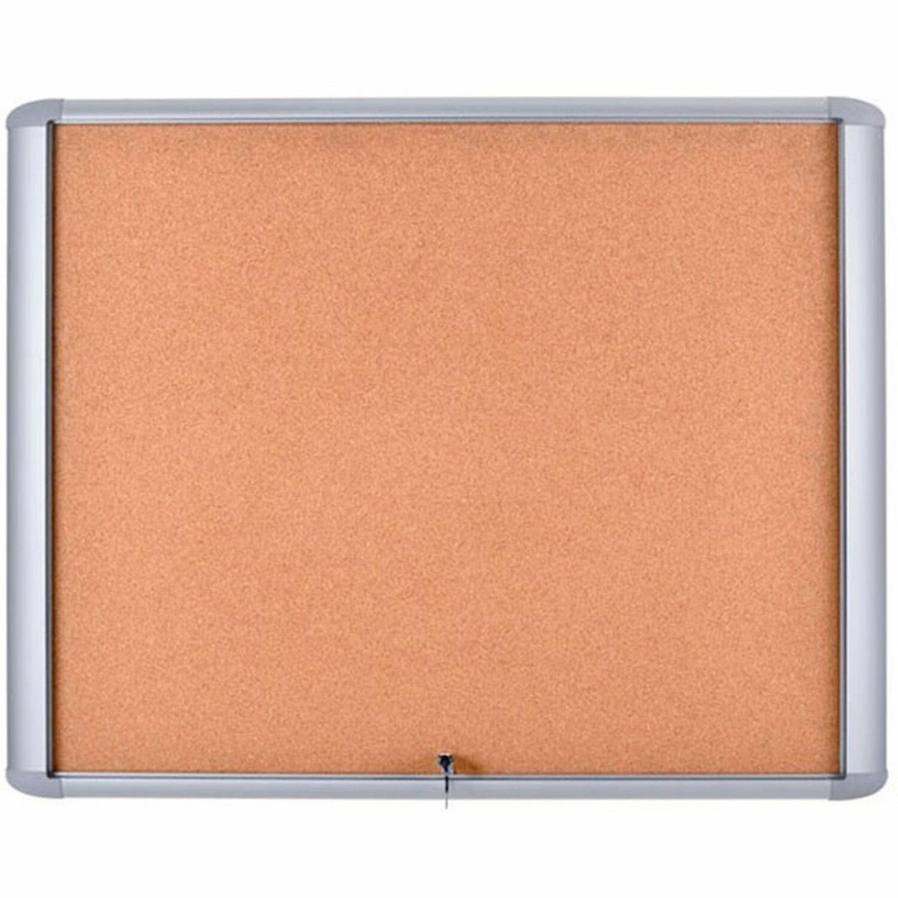Bi-silque S.A MasterVision VT340601760 MasterVision Water-Resistant Enclosed Corkboard