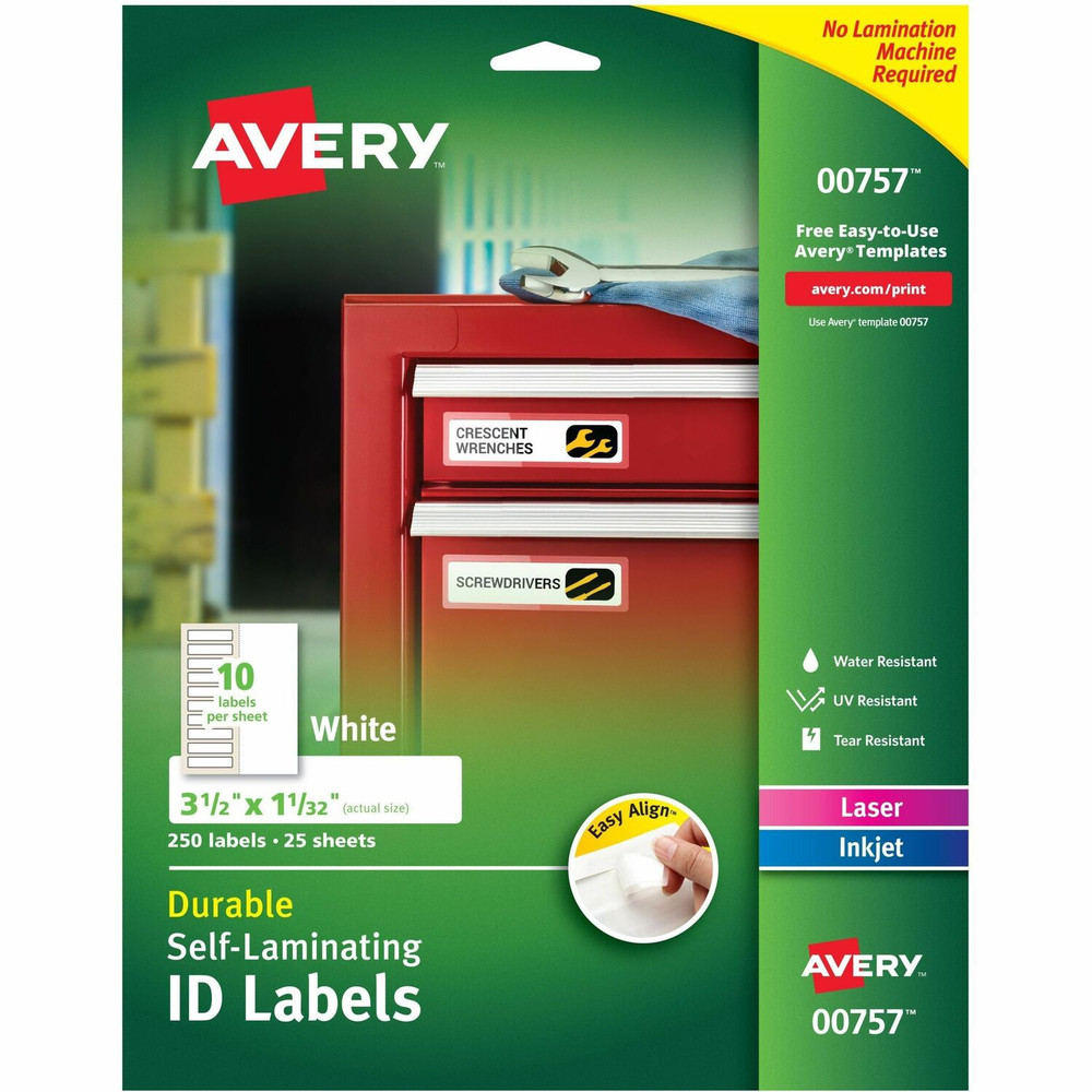 Avery Avery&reg; 00757 Avery&reg; Easy Align ID Label