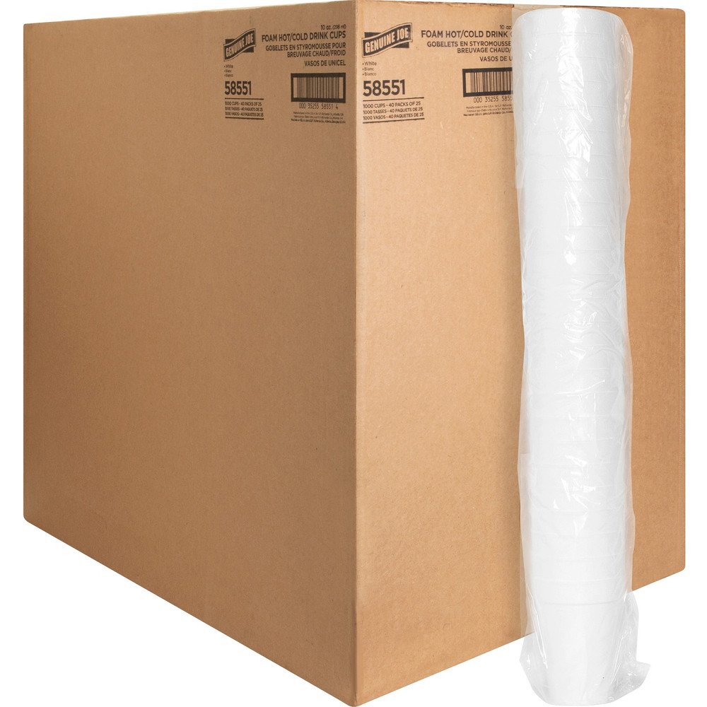 Genuine Joe 58551 Genuine Joe 10 oz Hot/Cold Foam Cups