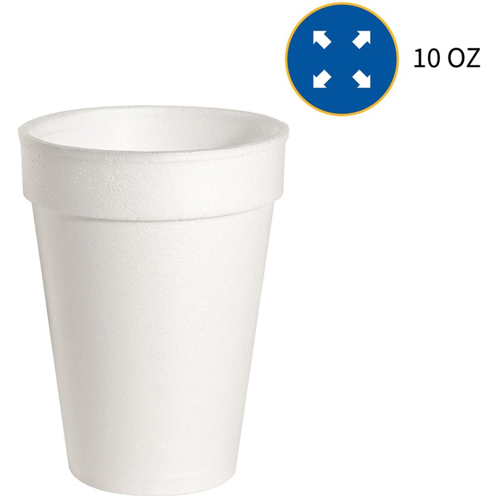 Genuine Joe 58551 Genuine Joe 10 oz Hot/Cold Foam Cups