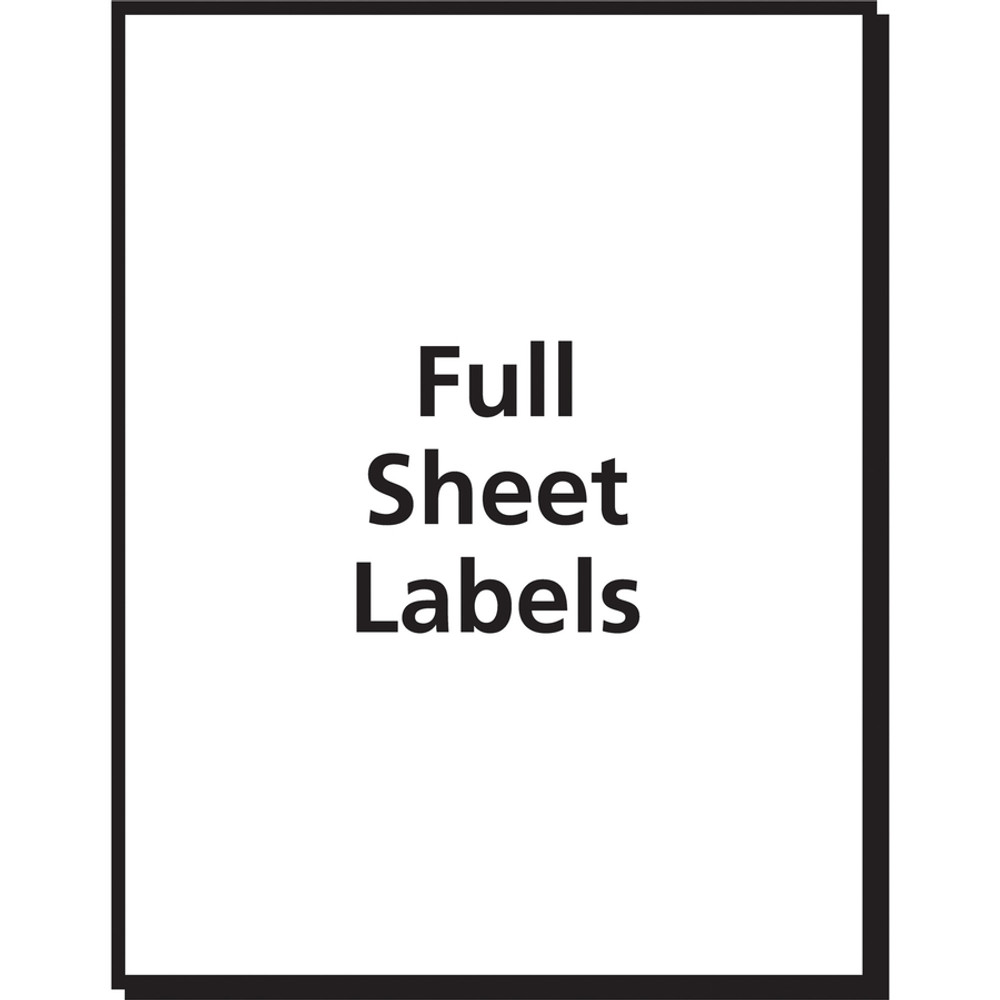 Avery Avery&reg; 8165 Avery&reg; TrueBlock Shipping Labels, 8-1/2" x 11" , 25 Labels (8165)