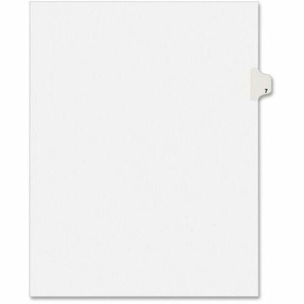Avery Avery&reg; LGLTS7 Avery&reg; Individual Legal Exhibit Dividers - Avery Style - Unpunched