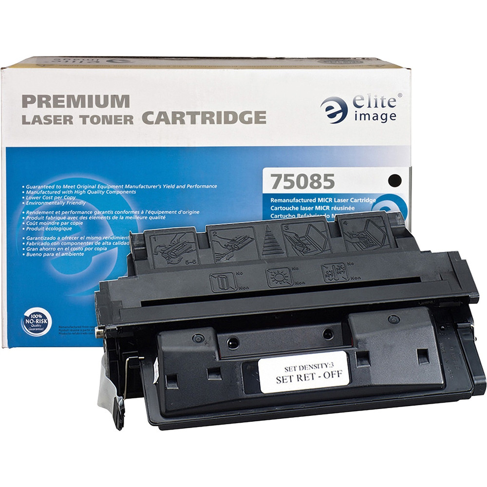 Elite Image 75085 Elite Image Remanufactured MICR High Yield Laser Toner Cartridge - Alternative for HP 27A (C4127A) - Black - 1 Each