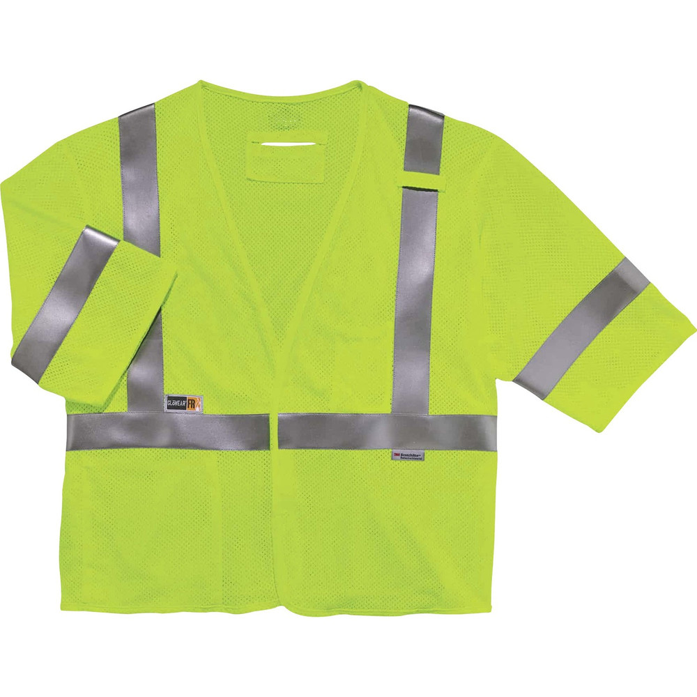 Tenacious Holdings, Inc GloWear 22213 GloWear 8356FRHL Type R Class 3 Flame-Resistant Modacrylic Vest
