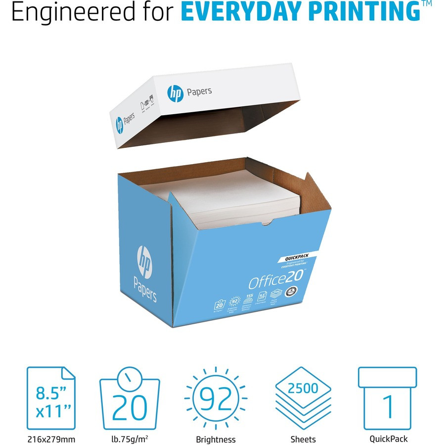 International Paper Company HP Papers 112103 HP Papers Office20 Paper - QuickPack (loose sheets) - White