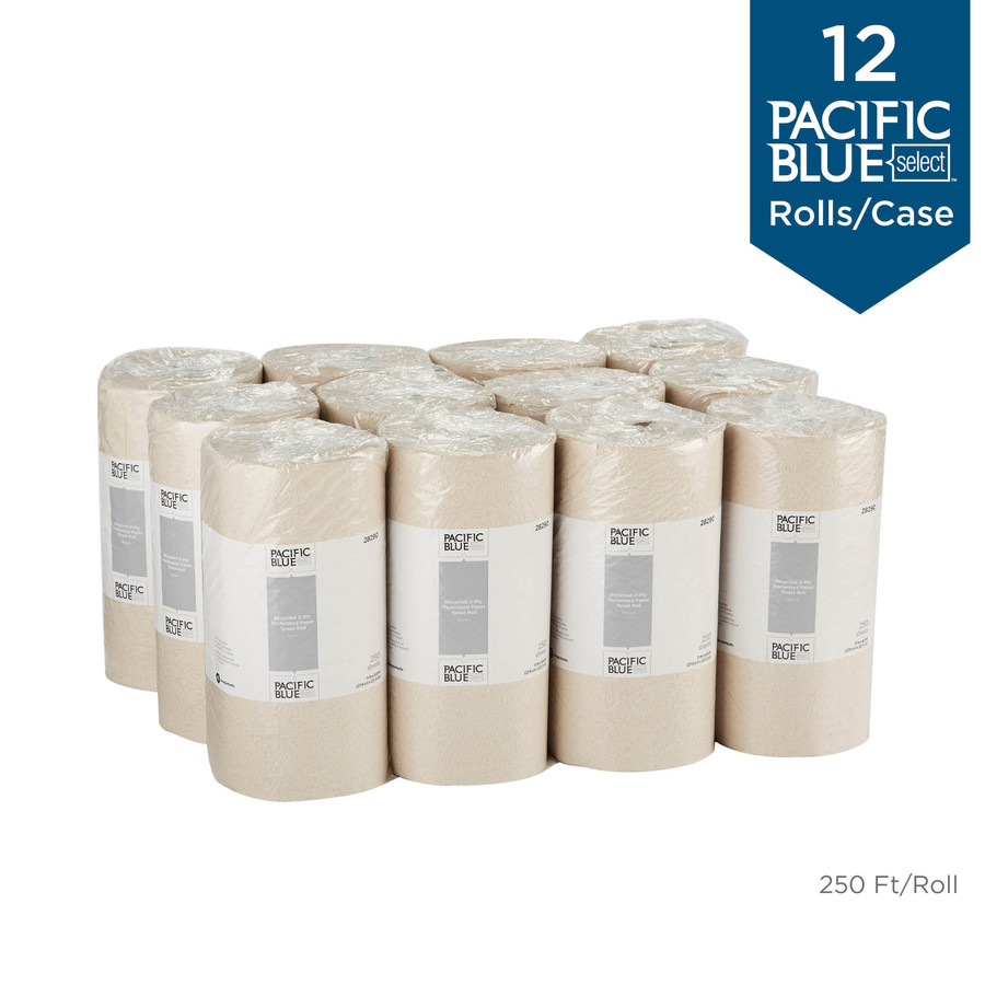 Georgia Pacific Corp. Pacific Blue Basic 28290 Pacific Blue Basic Recycled Perforated Paper Roll Towel