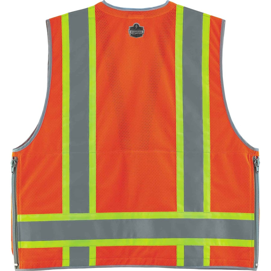 Tenacious Holdings, Inc GloWear 21457 GloWear 8254HDZ Type R Class 2 Heavy-Duty Surveyors Vest