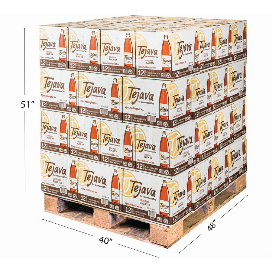 Crystal Geyser Water Company Tejava 40050PL Tejava Original Black Tea Bottle