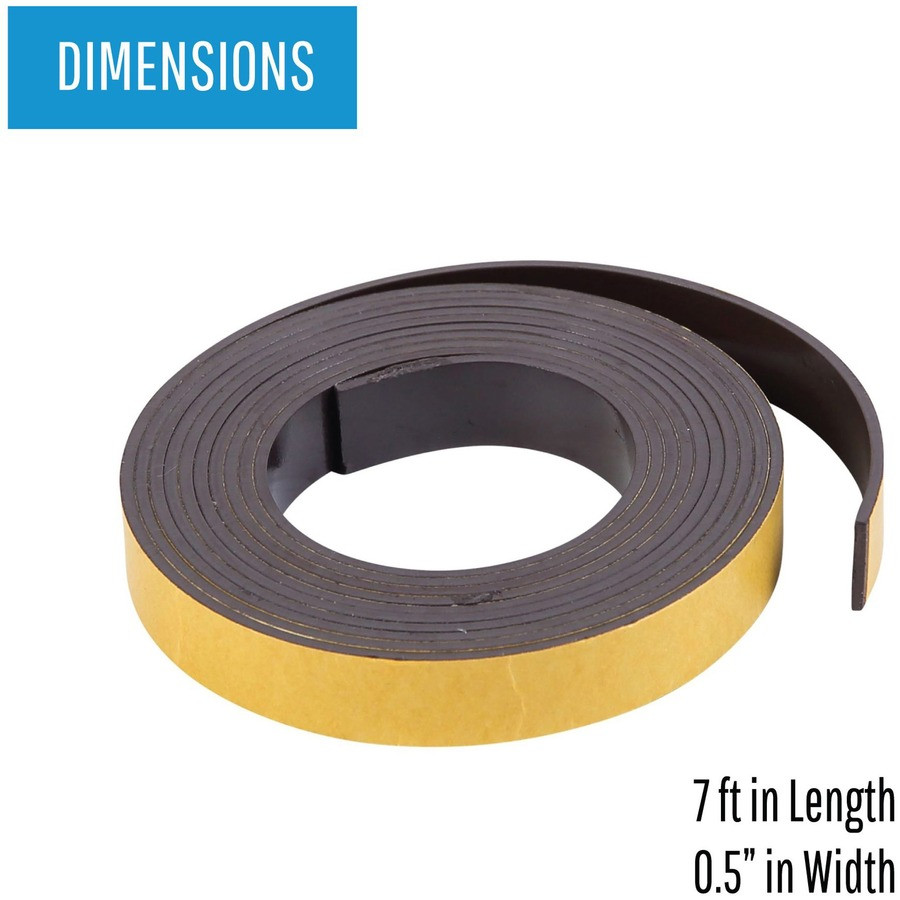 Bi-silque S.A MasterVision FM2319 MasterVision 1/2"x7' Adhesive Magnetic Roll Tape