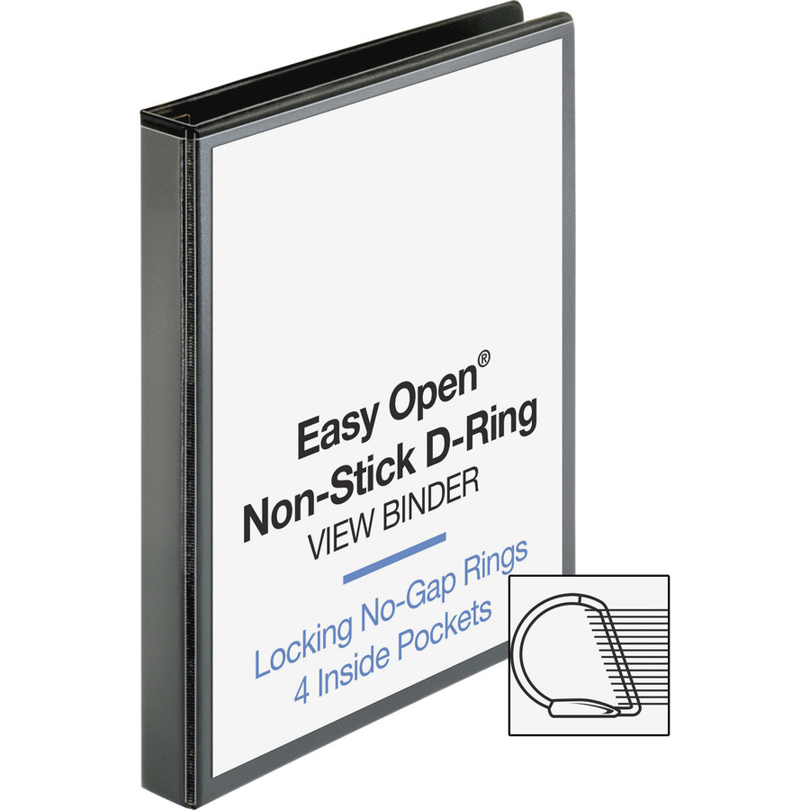 Business Source 26956 Business Source Locking D-Ring View Binder