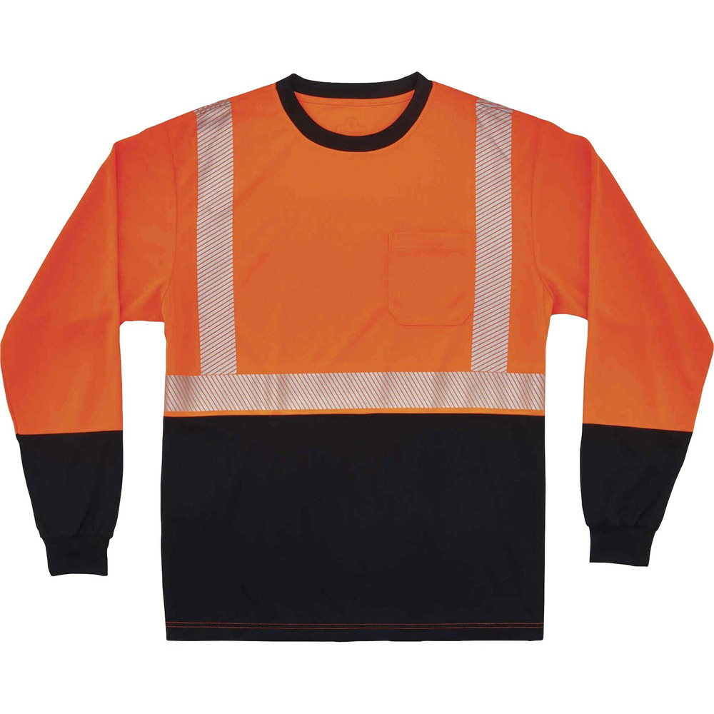 Tenacious Holdings, Inc GloWear 22685 GloWear 8281BK Type R Class 2 Front Long Sleeve T-Shirt