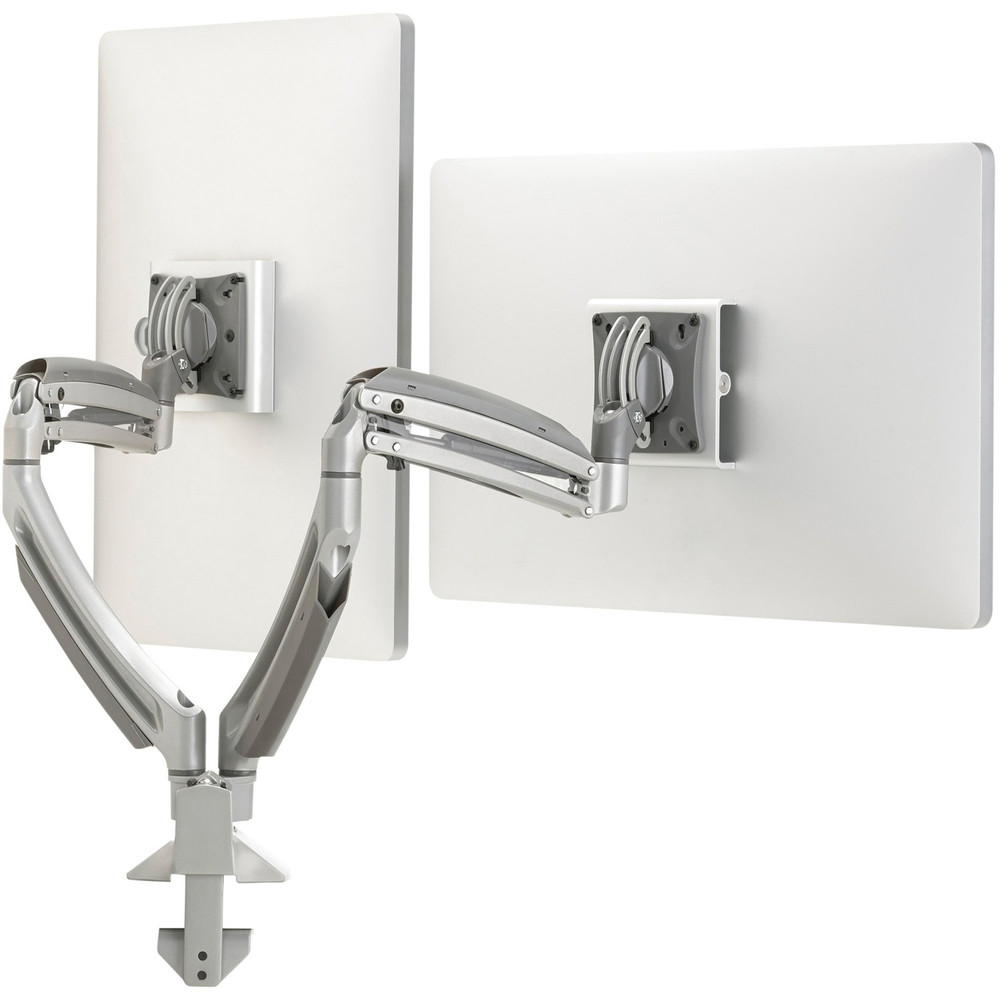 Legrand Group Chief K1D220S Chief Kontour Dual Arm Desk Mount - For Displays 10-32" - Silver