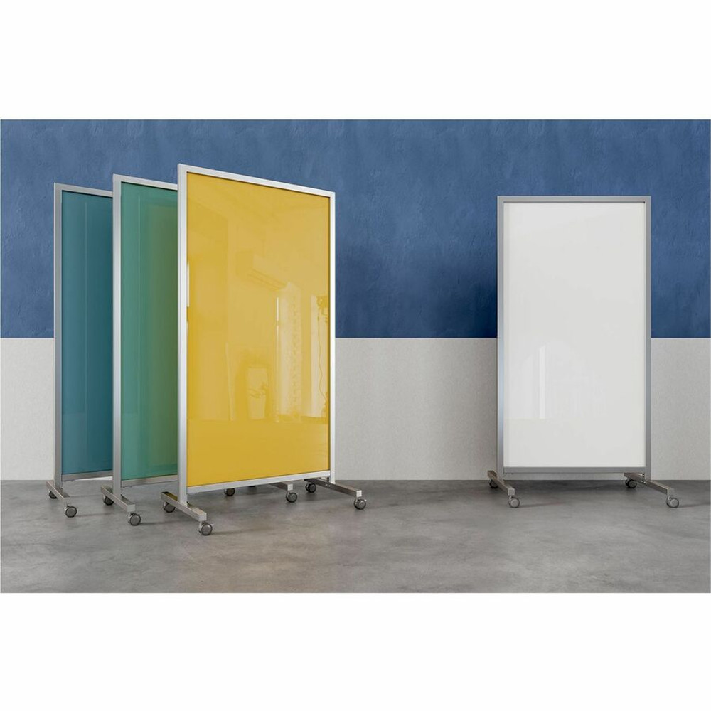 Ghent Manufacturing, Inc Ghent EZ1NA7538WH Ghent EZ Mobile Glassboard