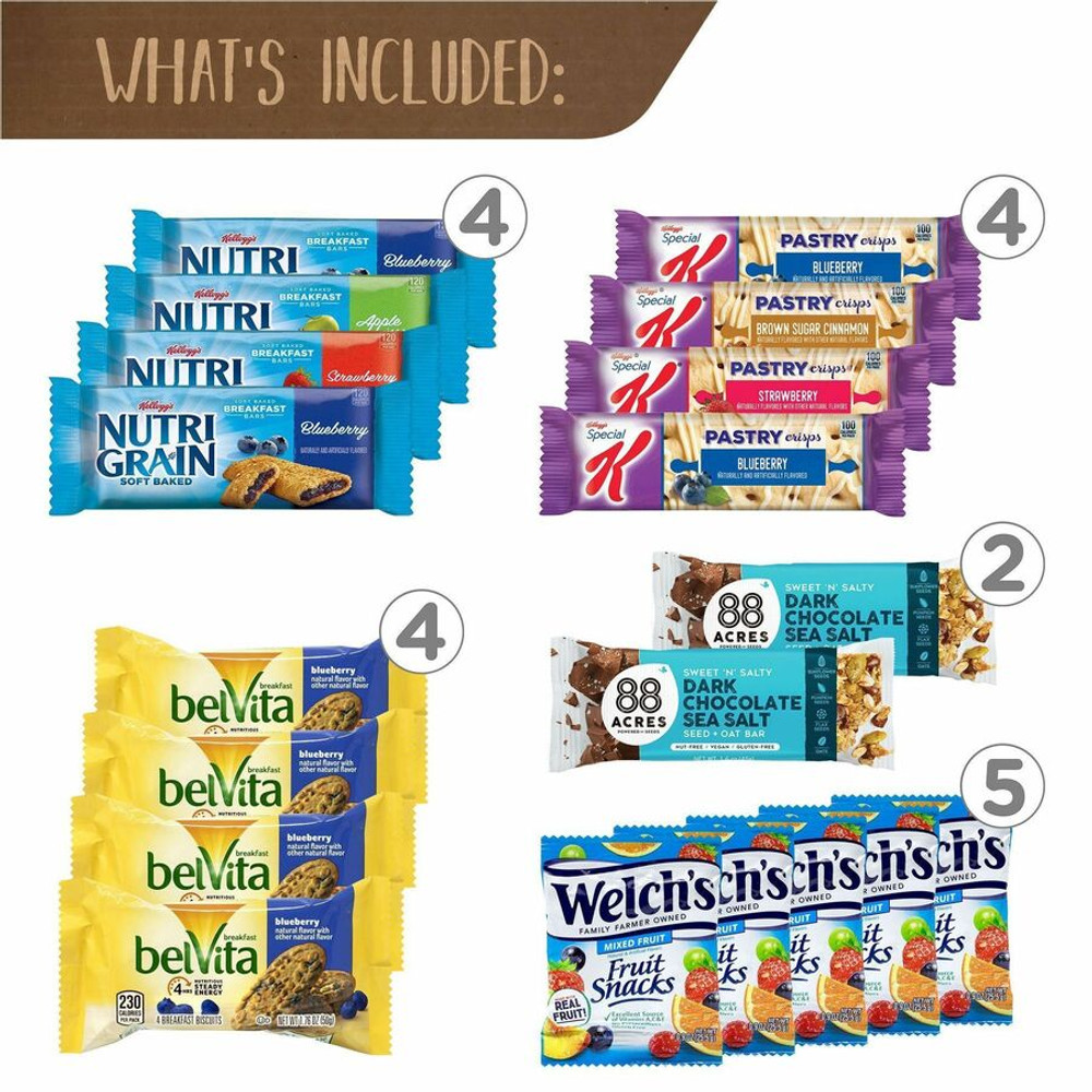 Green Rabbit Snack Box Pros 70000002 Snack Box Pros Breakfast Snack Box