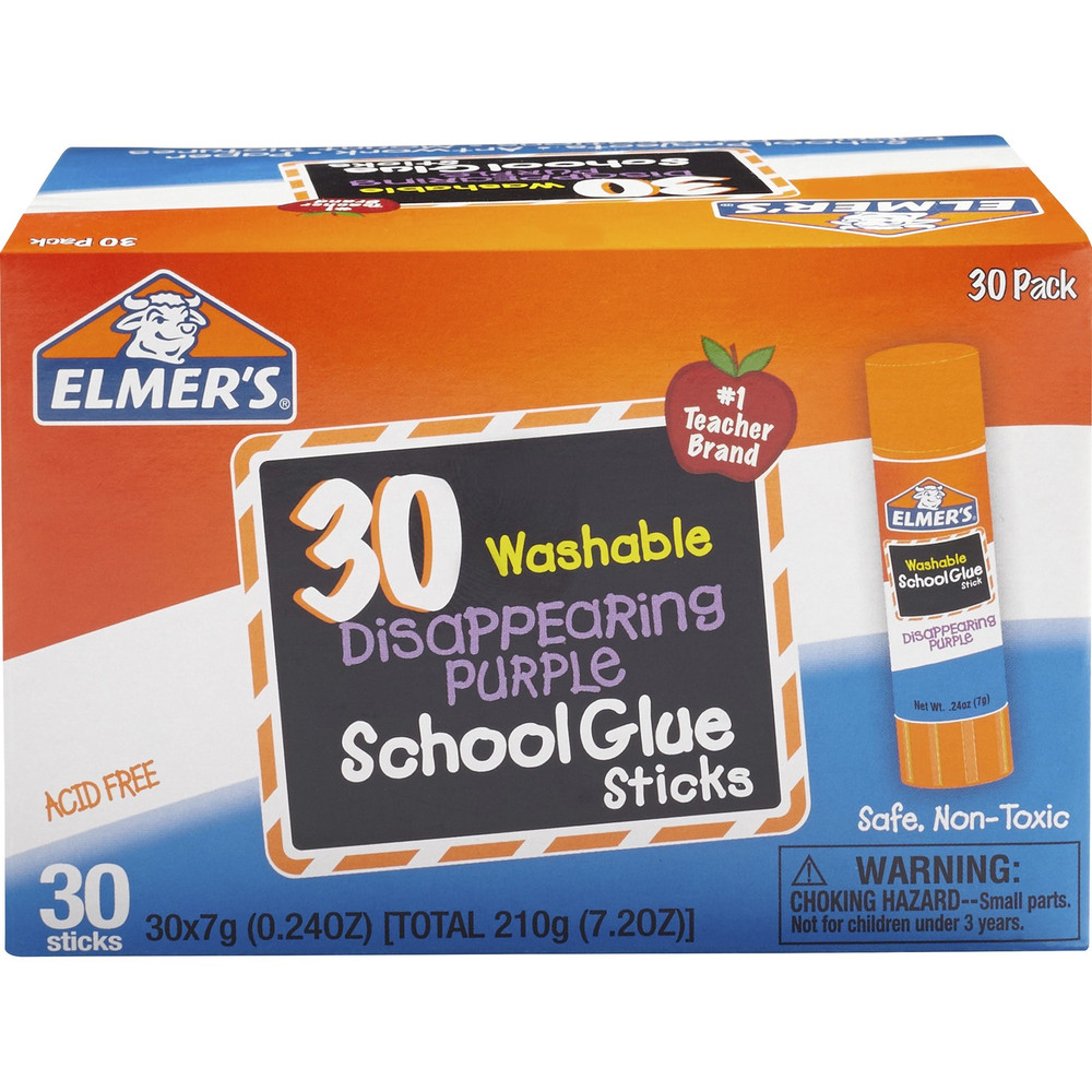 Elmer's Products, Inc Elmer's 2159542 Elmer's Disappearing Purple School Glue Sticks Elmer's Products, Inc Elmer's 2159542 Elmer's Disappearing Purple School Glue Sticks