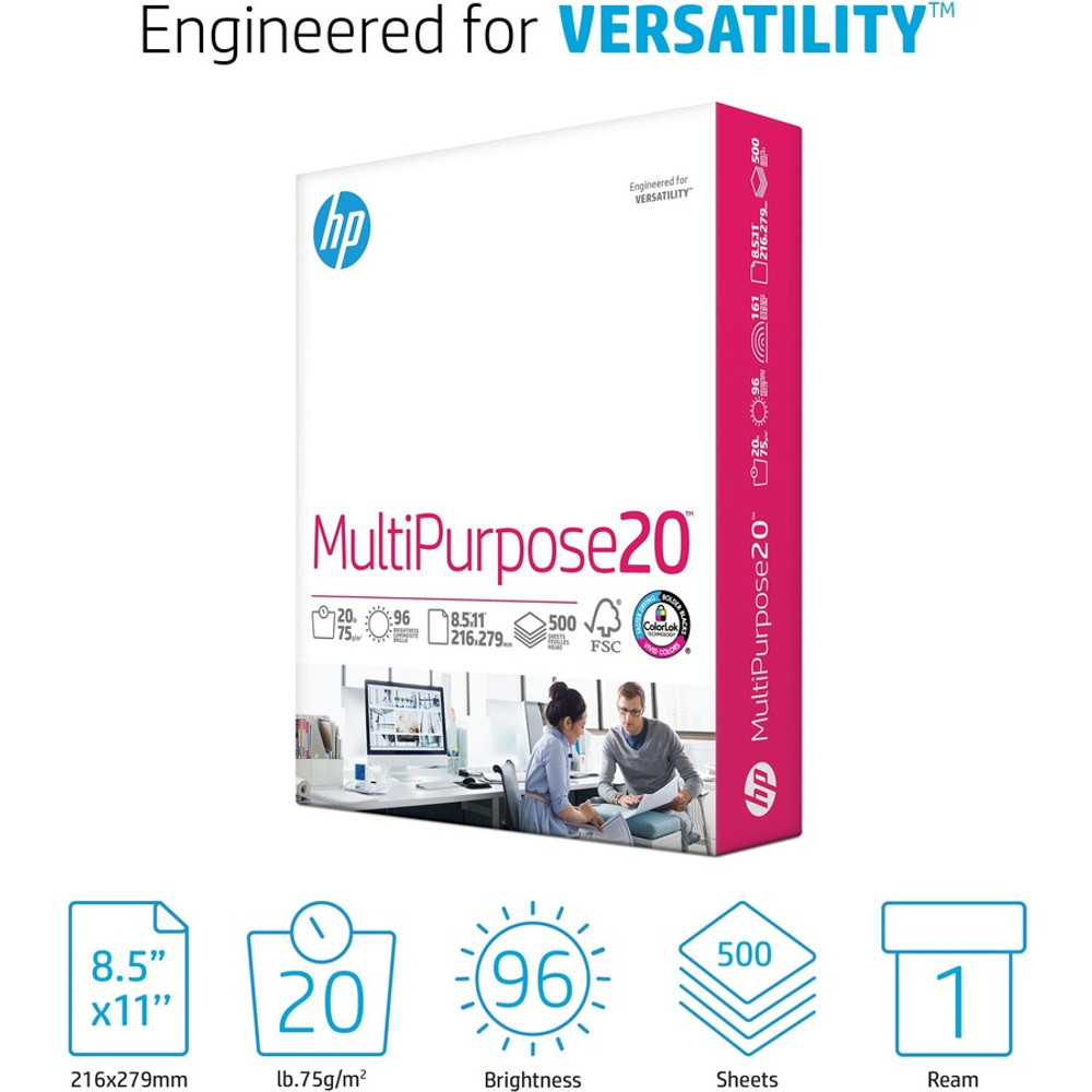 HP Inc. HP 112000 HP Papers Multipurpose20 Copy Paper - White