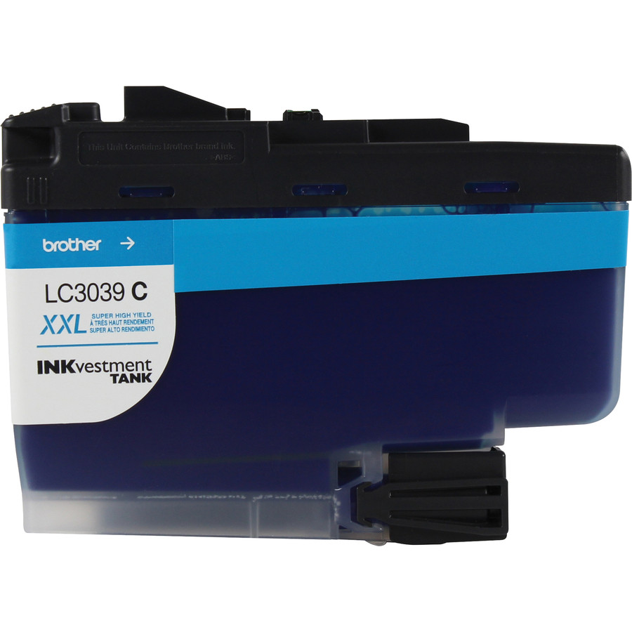 Brother Industries, Ltd Brother LC3039C Brother Genuine LC3039C Ultra High-yield Cyan INKvestment Tank Ink Cartridge