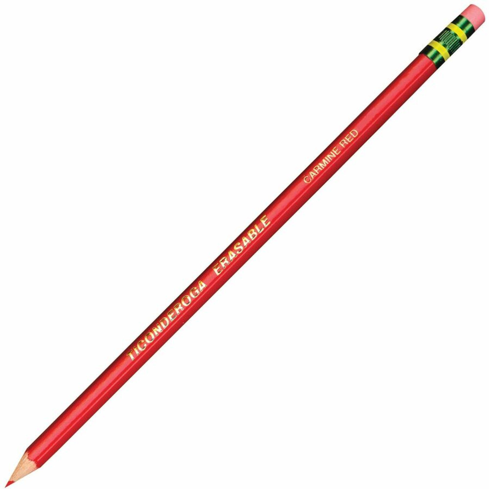 Dixon Ticonderoga Company Ticonderoga X13941 Ticonderoga Erasable Pre-Sharpened Checking Pencils