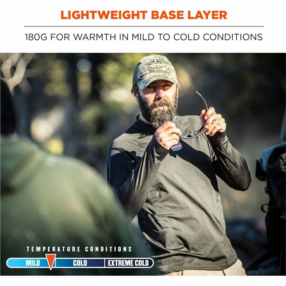 Tenacious Holdings, Inc Ergodyne 40235 Ergodyne 6436 Long-Sleeve Base-Layer Shirt Tenacious Holdings, Inc Ergodyne 40235 Ergodyne 6436 Long-Sleeve Base-Layer Shirt