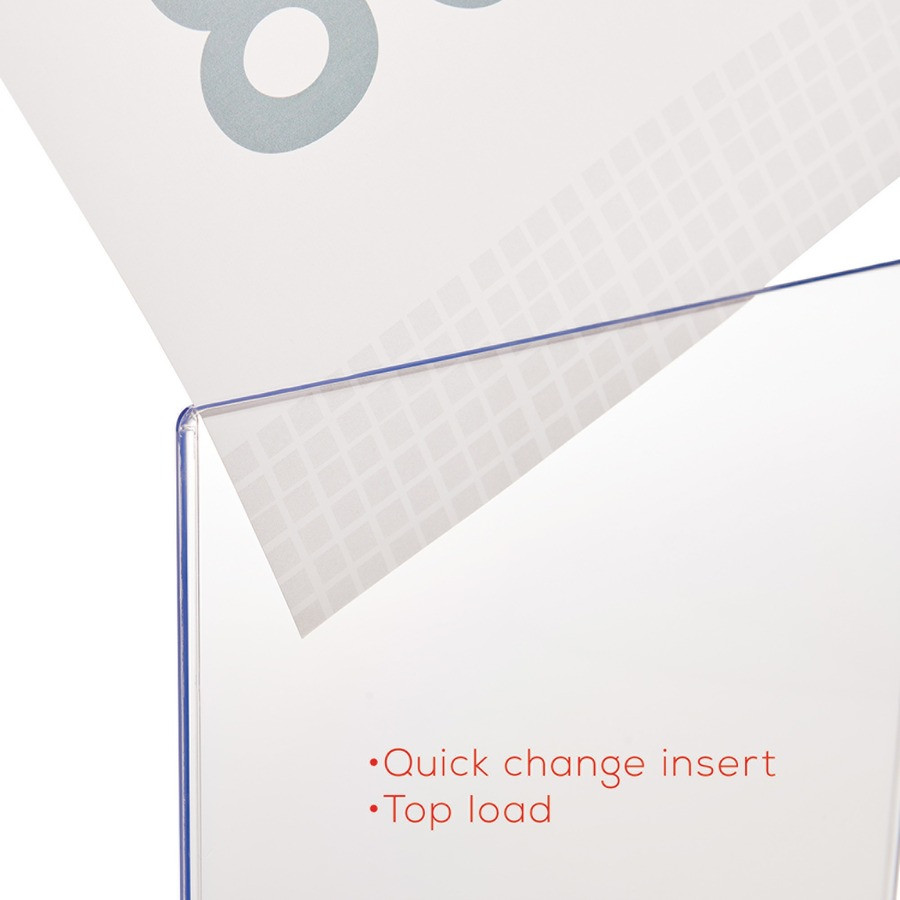 Deflecto, LLC Deflecto 590801 Deflecto Superior Image Double-Sided Sign Holder