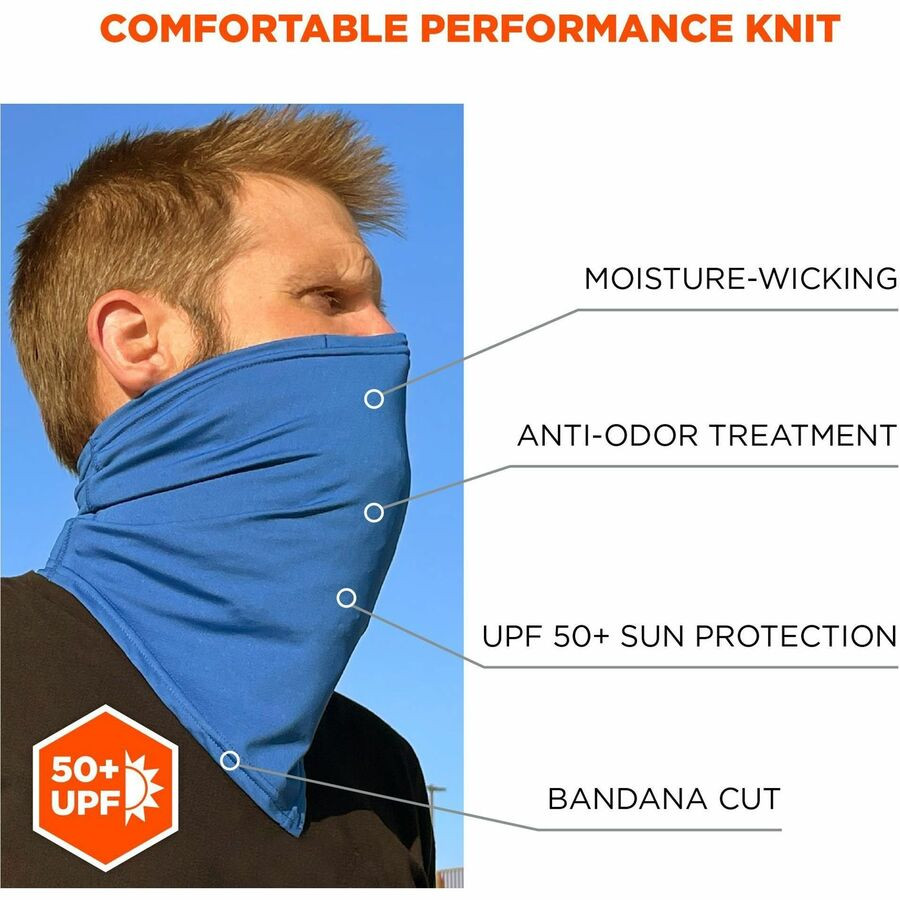 Tenacious Holdings, Inc Ergodyne 42134 Ergodyne 6483 Cooling Neck Gaiter Bandana with Pocket