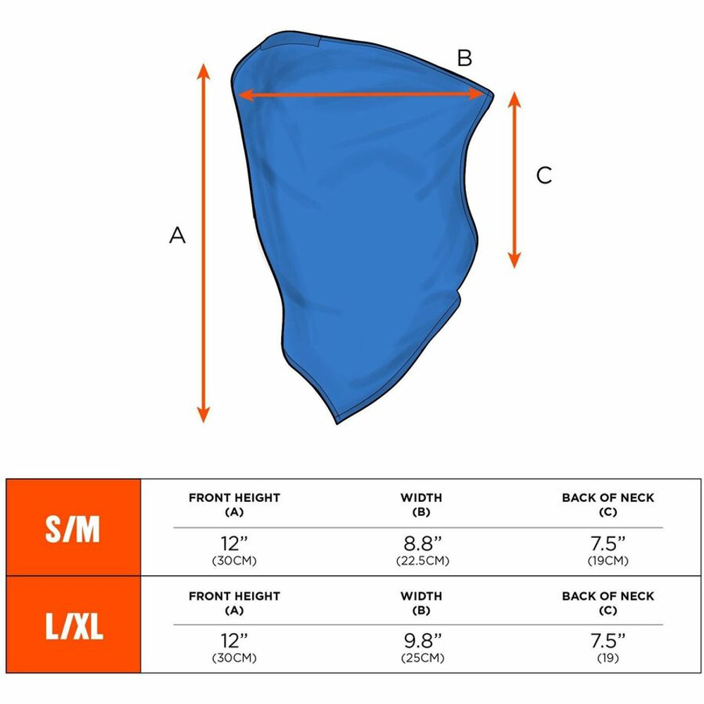 Tenacious Holdings, Inc Ergodyne 42134 Ergodyne 6483 Cooling Neck Gaiter Bandana with Pocket