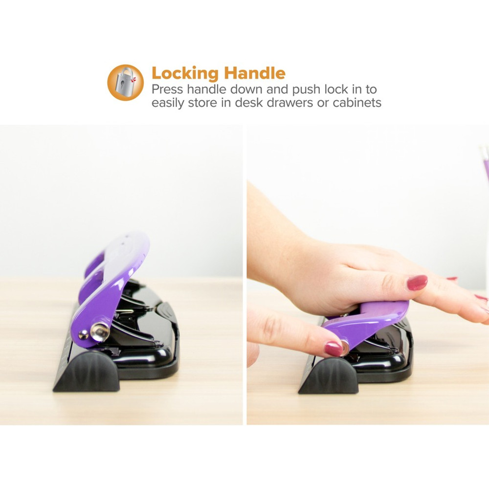 Amax Inc Bostitch 2105 Bostitch EZ Squeeze™ 12 Three-Hole Punch Amax Inc Bostitch 2105 Bostitch EZ Squeeze™ 12 Three-Hole Punch