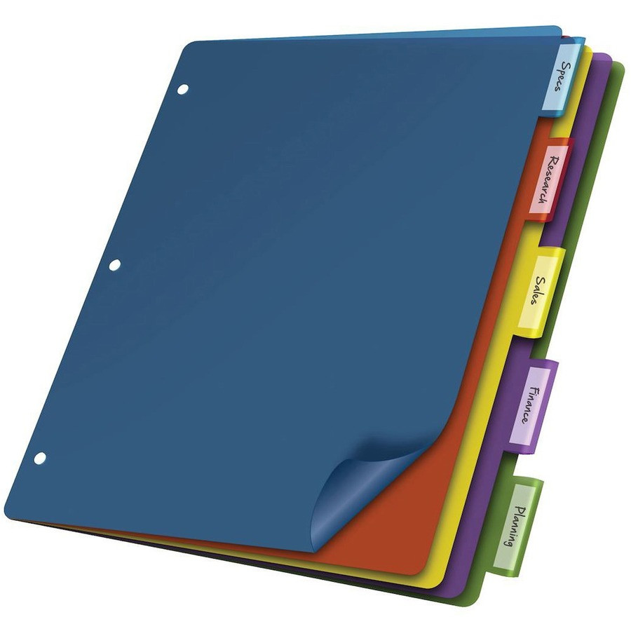 TOPS Products Cardinal 84018 Cardinal Extra-tough Poly Dividers