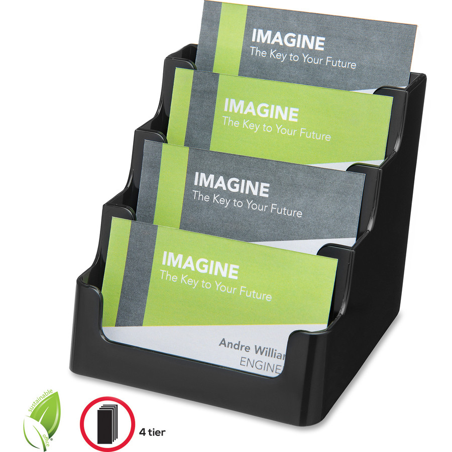 Deflecto, LLC Deflecto 90404 Deflecto 4 Tier Business Card Holder