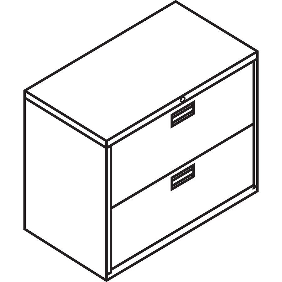 The HON Company HON HON682LS HON Brigade 600 H682 Lateral File