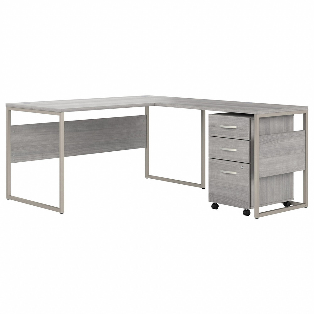 Bush Industries, Inc Bush Business Furniture HYB029PGSU Bush Business Furniture Hybrid Platinum Gray Desking