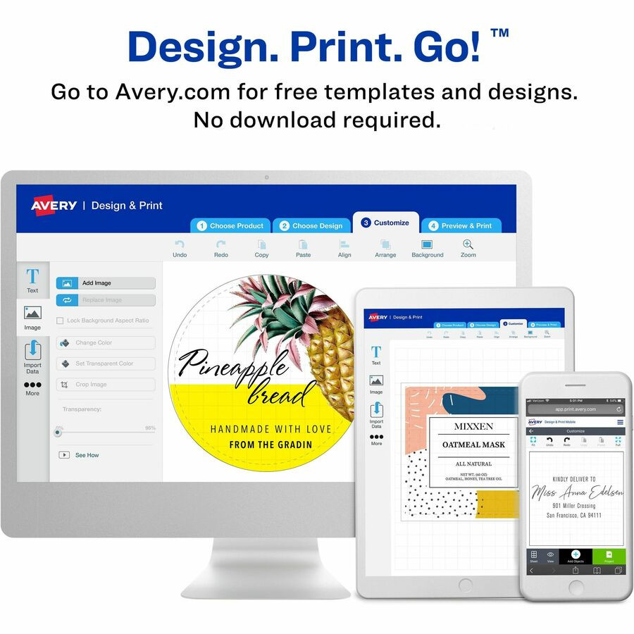 Avery Avery&reg; FF3DB Avery&reg; Permanent File Folder Labels