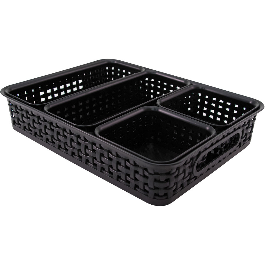 Advantus Corp Advantus 37530 Advantus 5-pack Plastic Weave Bins