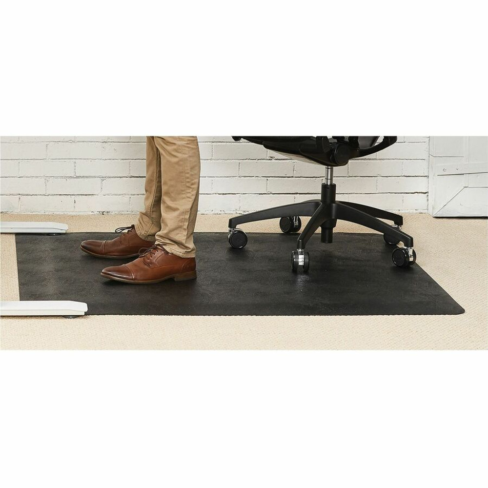 Deflecto, LLC Deflecto CM24142BLKSS Deflecto Ergonomic Sit-Stand Chair Mat for Multi-surface Deflecto, LLC Deflecto CM24142BLKSS Deflecto Ergonomic Sit-Stand Chair Mat for Multi-surface