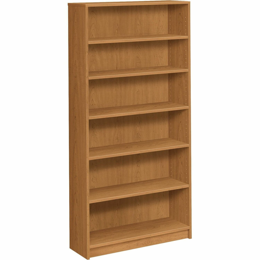 The HON Company HON HON1876C HON 1870 Series Bookcase | 6 Shelves | 36"W | Harvest Finish